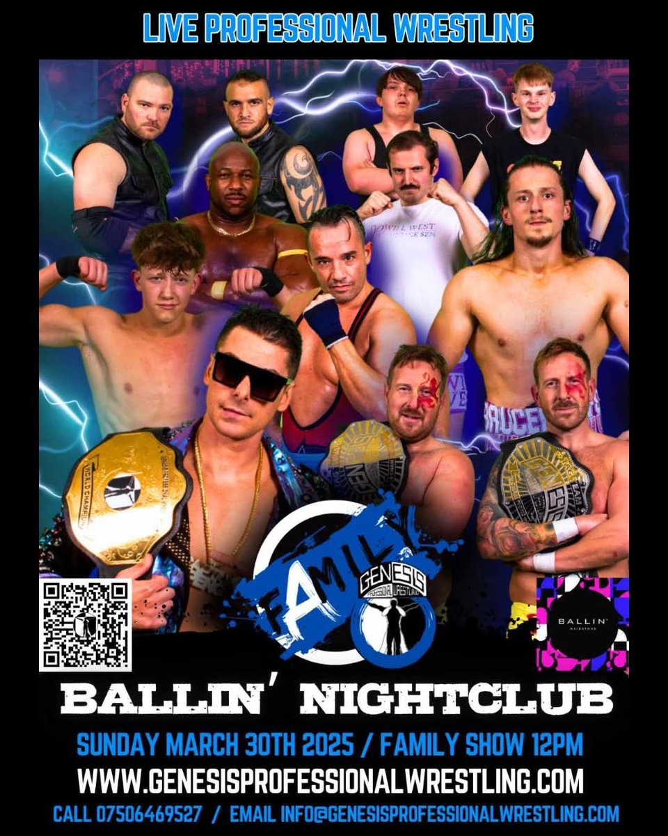 GenProOnline's tweet image. Next up, Ballin!!

Ticketor.com/genpro

#genpro #prowrestling #indywrestling #britwrest #britishwrestling #Nightclub #MothersDay