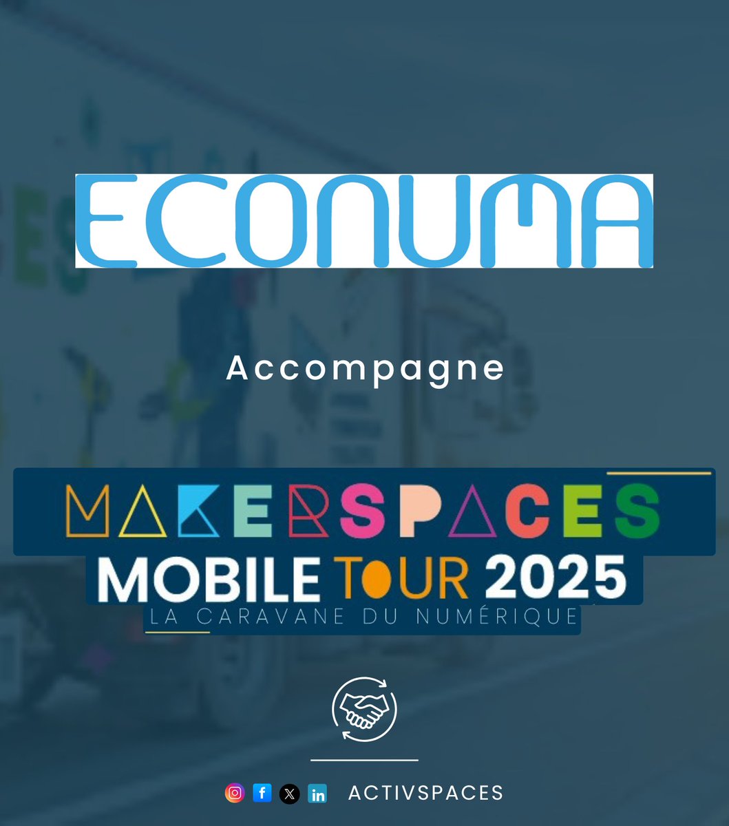 Un grand merci à <a href="/Econuma2019/">Econuma.com</a>  pour son soutien au Makerspaces Mobile Tour 2025 ! Grâce à vous, nous bâtissons des espaces créatifs et inclusifs, favorisant l'éducation numérique et les échanges culturels. Ensemble, rendons cette caravane inoubliable !
