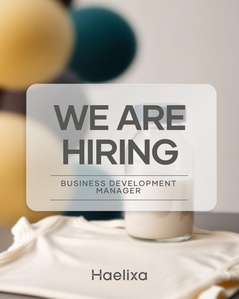 We are Hiring a Business Development Manager
Are you a strategic, results-oriented sales professional passionate about sustainability and innovation?
📍 Hybrid | Kemptthal, Switzerland
📅 Full-time | Starting March 1st, 2025 (or as agreed)
Apply
buff.ly/4gUtWbp