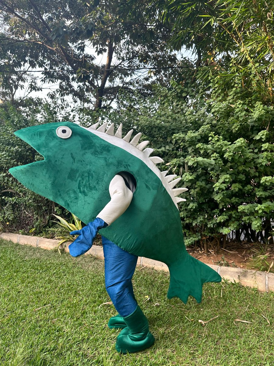 Kivuchoice's tweet photo. 🐟✨ Meet the newest member of the Kivu Choice family, Our Mascot! 🎉 Catch him at markets, KC branches, events and shows bringing fresh fish fun to everyone! Don’t be shy, say hi when you meet him! 👋🐠 #KivuChoice #FreshRwandanTilapia #MascotMagic https://t.co/FsfHCwIUyx