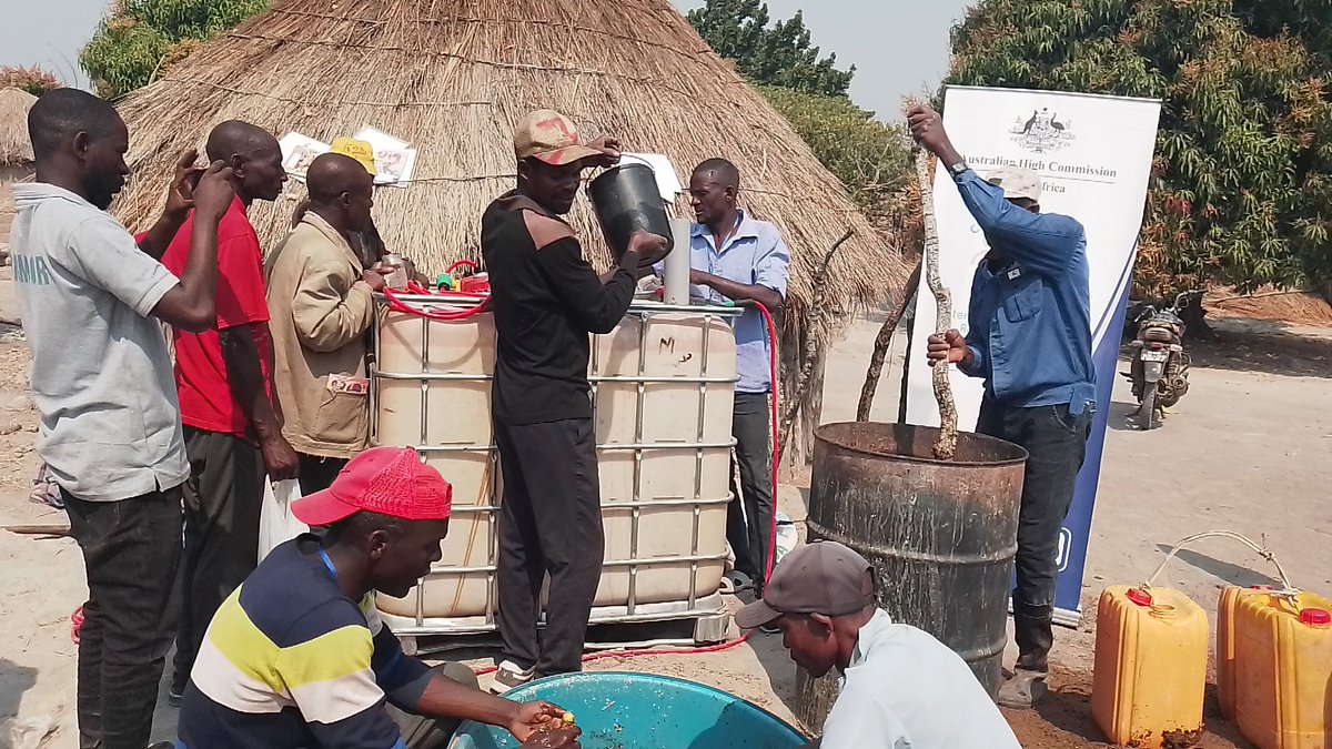 AuHCSouthAfrica's tweet image. 🌱 Turning waste into clean energy &amp;amp; growing a resilient future!

Funded through our #DirectAidProgram, the Chitanda project in Angola is helping farmers enhance food security with climate-smart techniques &amp;amp; biogas technology.

More food, less waste, clean energy! 🌍