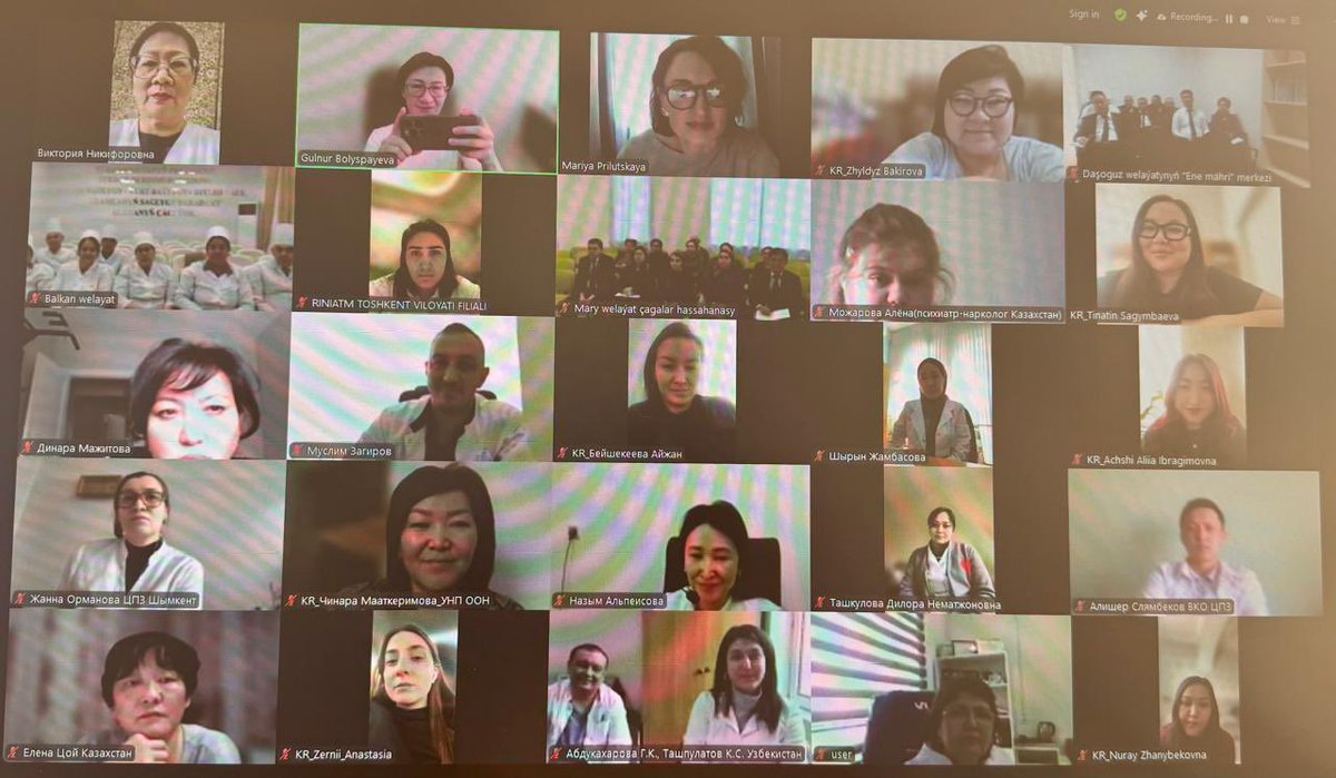 #UNODC has kicked off yesterday a 4-day online training workshop on Challenges &amp;Effective Approaches to Treatment of Women who use Stimulant Drugs. <120 professionals from #CA region (🇰🇿🇰🇬🇹🇲🇹🇯🇺🇿)participated. Stay tuned for more updates 📣 🙏🏻<a href="/UNODC_PTRS/">UNODC Prevention Treatment Rehabilitation Section</a> <a href="/oliverstolpe/">oliver stolpe</a> <a href="/UNODC_ROCA/">UNODC in Central Asia</a>