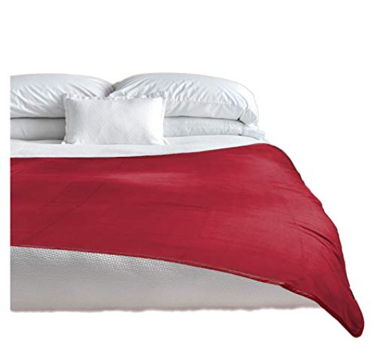 I just received TOP 100% Waterproof Blanket Red/Grey Jumbo 80x60 for Adults and Pets. Everything Dry No Matter How Wet It Gets! Ultra-Soft, Noiseless, Leakproof. Bed, Mattress, Furniture Protec from Kelvin via Throne. Thank you! throne.com/vixenminx #Wishlist #Throne