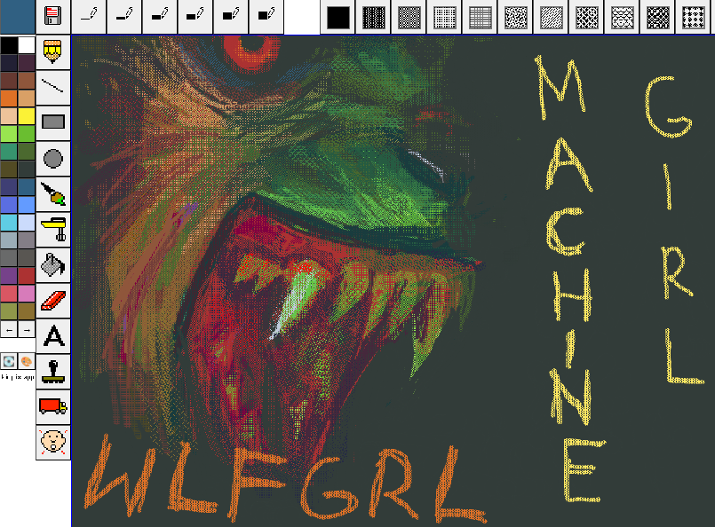 Fley0k1's tweet image. WLFGRL / MACHINE GIRL!! on kidpix!
#machinegirl #wlfgrl #kidpix #art