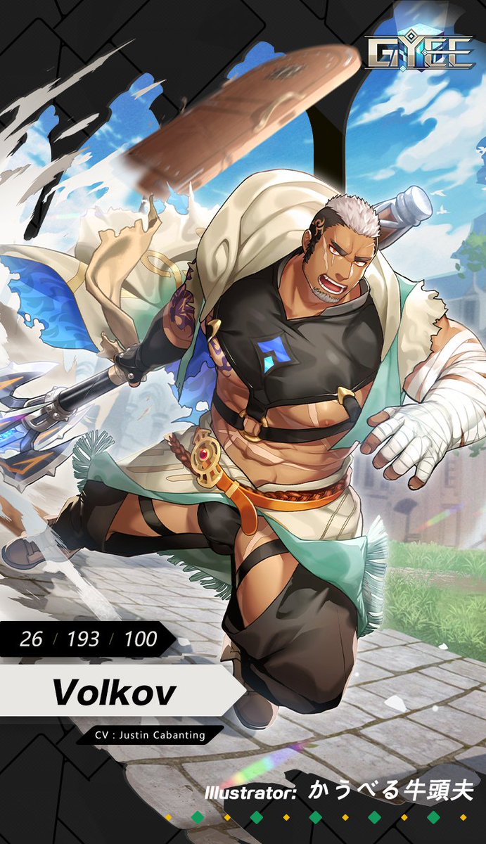 GYEE (@thegyee_com) on Twitter photo Volkov is now available on NA and SEA servers.
Wanna taste his big mace? Watch out!
Illustrated by <a href="/gozu_farm/">かうべる牛頭夫@多忙</a> , thank you~😘 Volkov is now available on NA and SEA servers.
Wanna taste his big mace? Watch out!
Illustrated by <a href="/gozu_farm/">かうべる牛頭夫@多忙</a> , thank you~😘