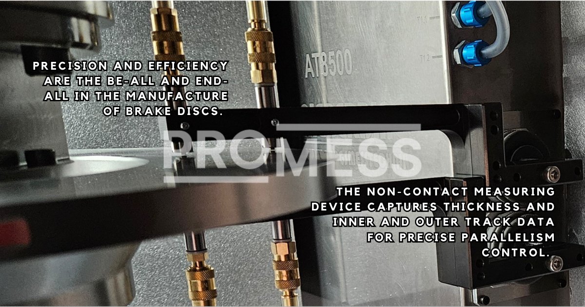 Control_Messe's tweet image. #Control2025💎 Pioneering Technology in Action!  A key automotive highlight from PROMESS: “Our strength is integrating diverse measurement methods. The non-contact brake disc measurement, shown in the main image, is an innovation developed with a partner,” says Stefanie Albrecht.