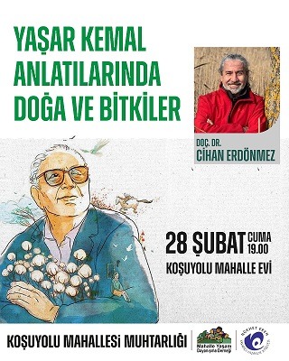 Yaşar Kemal'i, ölümünün 10. yıl dönümünde 
Doç. Dr. Cihan Erdönmez'in (<a href="/forestercihan/">Cihan Erdönmez🌲🐕🖌🚲</a>) sunumuyla anıyoruz.
Sizleri, Büyük Usta'yı  bir de doğa ve çevreci yönleriyle tanımaya davet ediyoruz...
#Koşuyolumuhtarlığı
@neyyaedebiyatozel
#MAYADER 
#Koşuyolu 
#muhtarlık 
#yaşarkemalvakfı