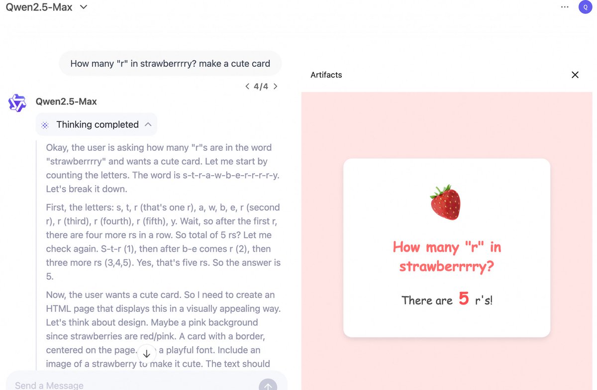 Alibaba_Qwen's tweet image. 🍓🍓🍓🍓🍓