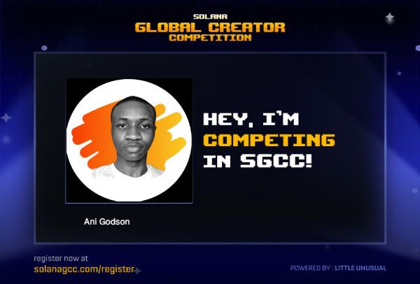 Ud_Graphics's tweet photo. I am participating in the Solana Global Creator Competition powered by @littleunusualhq.

It's creator szn @Solana

Register Here - https://t.co/IHQAw7jKfP https://t.co/2j33S3fDBT