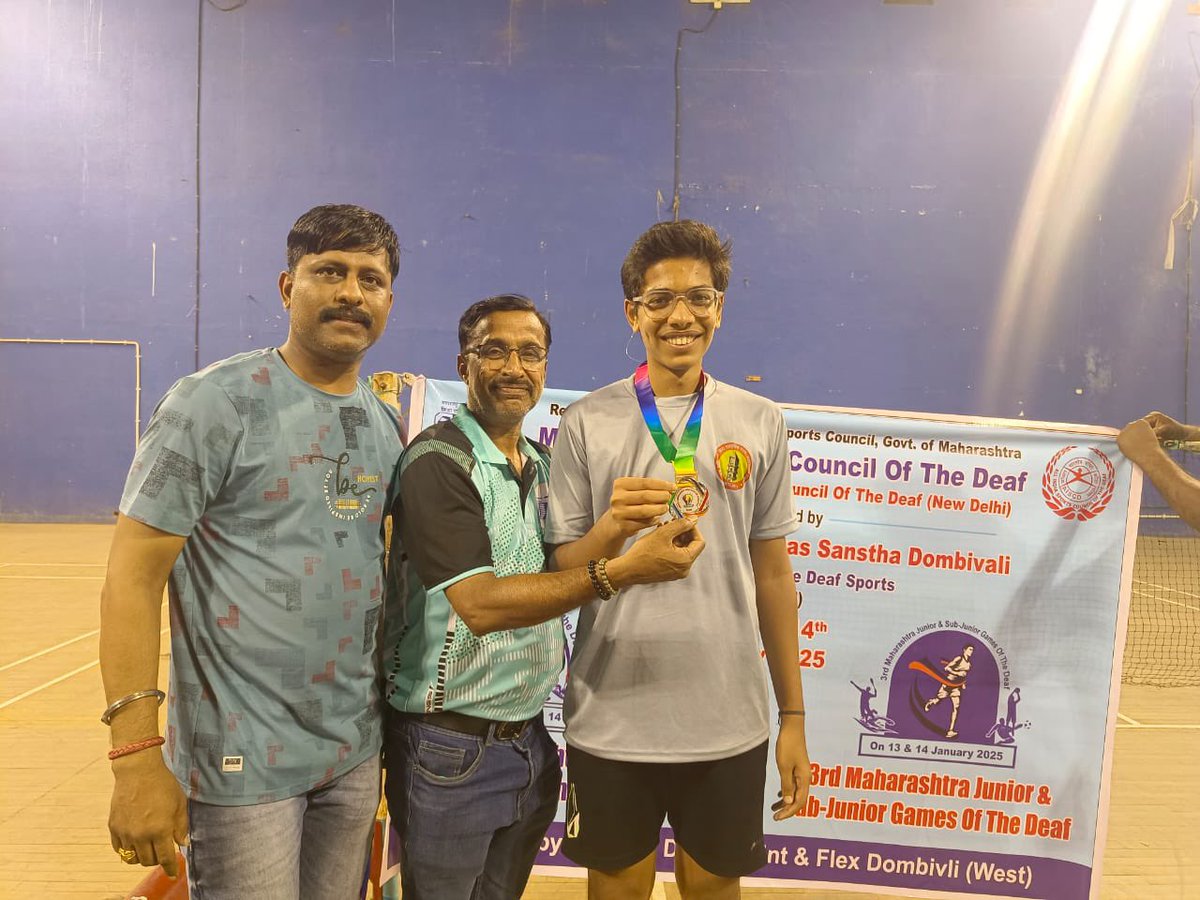 ihearfoundation's tweet photo. On this International Cochlear Implant Day, we celebrate our champ Prajwal Prashant Deshmukh who won the state badminton matches at the 3rd Maharashtra Deaf Junior and Sub Junior Sports Championship conducted last month in Mumbai and has been selected for the Nationals. https://t.co/SJX4nLKDPr
