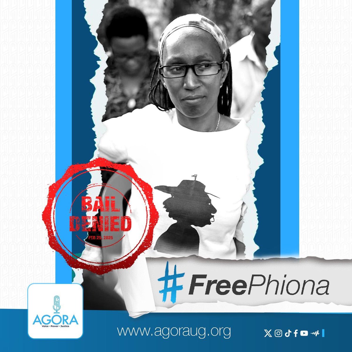 GodwinTOKO's tweet photo. #FreePhiona
#FreeKizzaBesigye
#SaveKizzaBesigye https://t.co/X6HEeUlNal