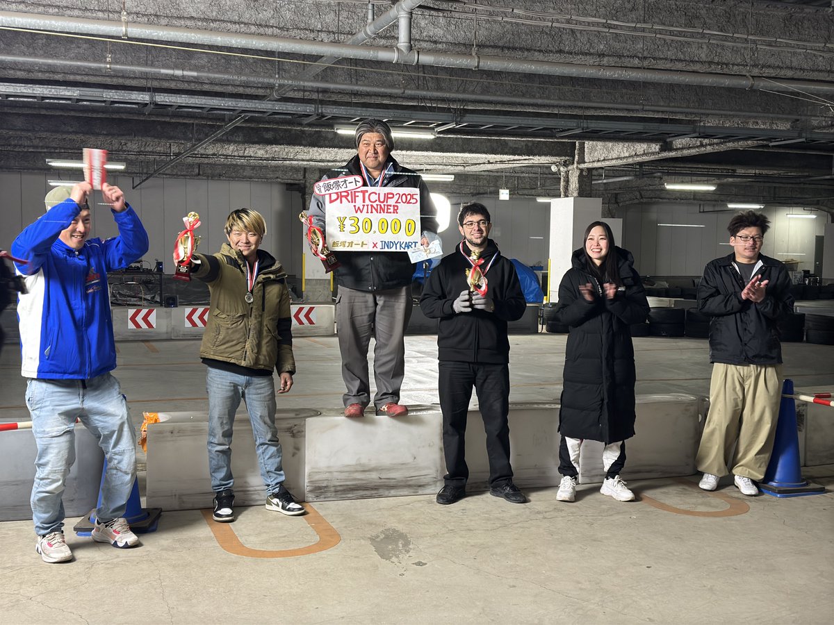 indykart_'s tweet image. 遅くなりましたが2/22に開催のドリフトカップ＆DJナイト＆カーミートは楽しんでいただけましたか❓
ドリフトカップは2025年はシリーズ化😎
順位に応じてポイント付与されます💰
目指せ❗️シリーズチャンピオン🥇
ということで次回のドリフトカップRd.3は…
👉3月16日(日)👈