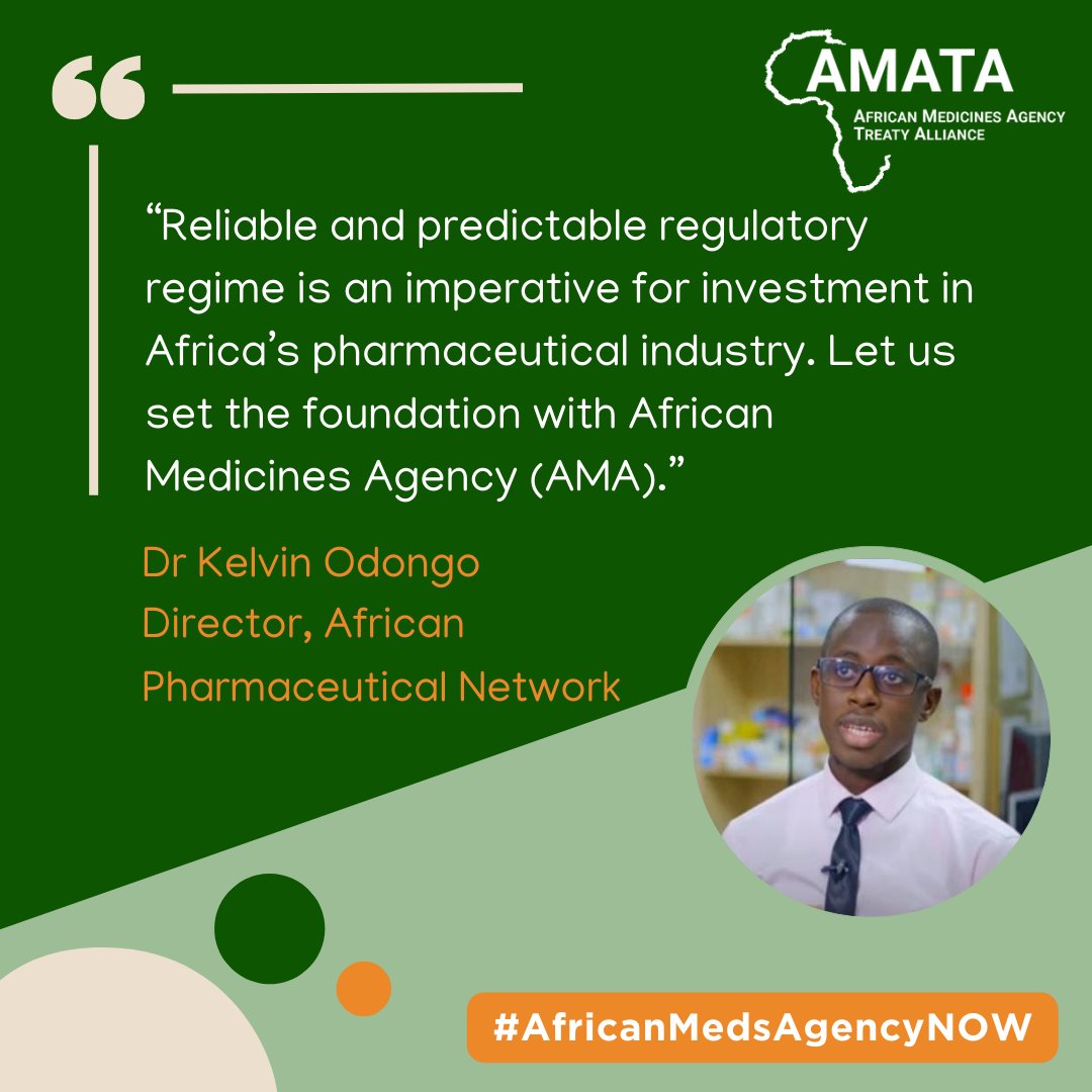 African Pharmaceutical Network (@africanpharman) on Twitter photo The African Medicines Agency is a game-changer for public health &economic development across Africa. In a time when the continent faces critical challenges in healthcare access, the activation of #AfricanMedicinesAgencyNow is more urgent than ever.
<a href="/AfricanAmata/">African Medicines Agency Treaty Alliance (AMATA)</a> <a href="/_AfricanUnion/">African Union</a> The African Medicines Agency is a game-changer for public health &economic development across Africa. In a time when the continent faces critical challenges in healthcare access, the activation of #AfricanMedicinesAgencyNow is more urgent than ever.
<a href="/AfricanAmata/">African Medicines Agency Treaty Alliance (AMATA)</a> <a href="/_AfricanUnion/">African Union</a>
