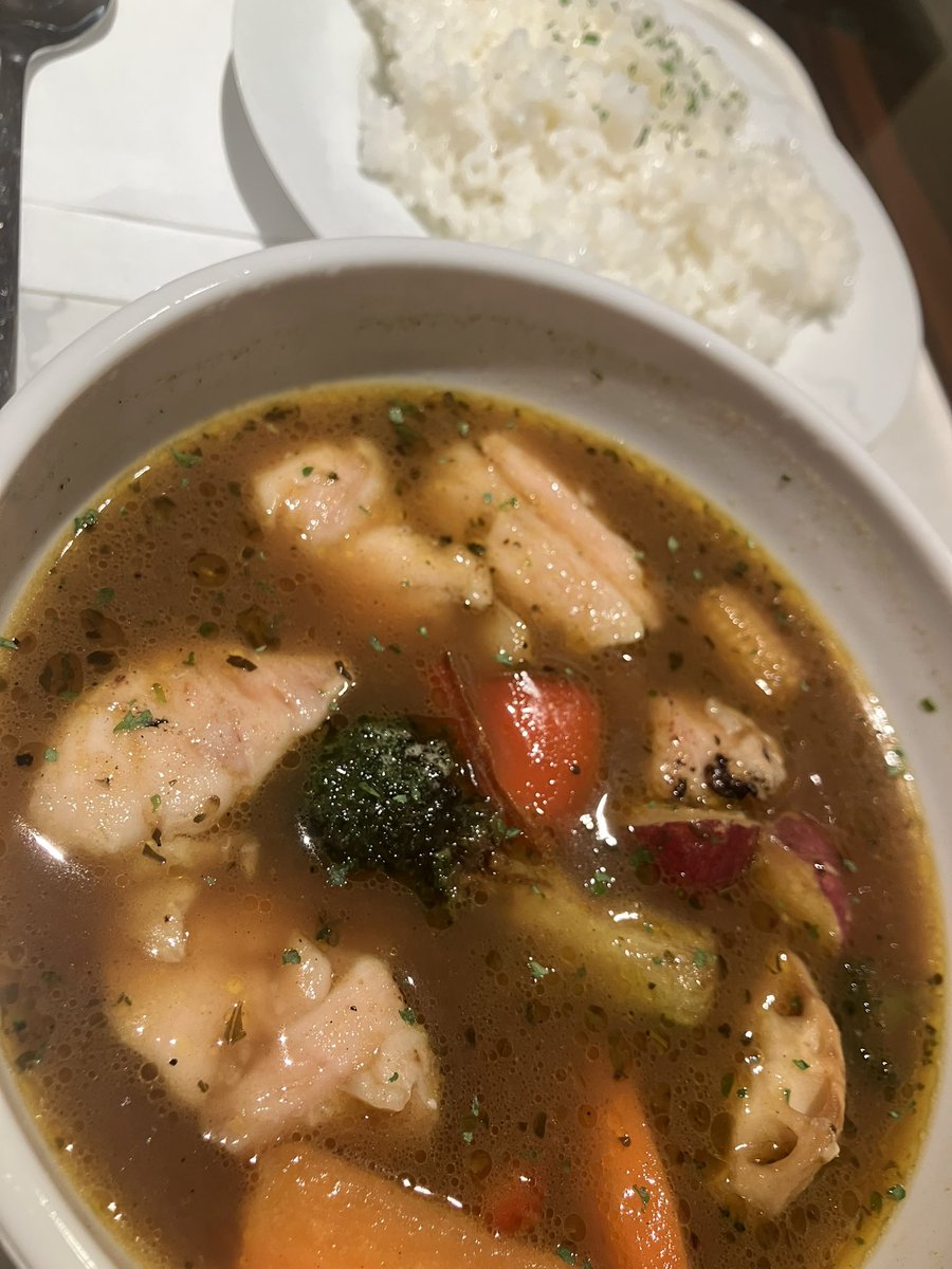 アフェットのスープカレー😋