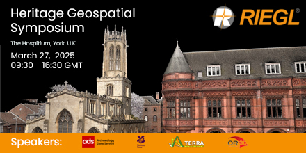 Join <a href="/RIEGL/">RIEGL</a> UK for a symposium exploring how geospatial surveys and immersive tech are transforming heritage preservation and conservation efforts! 
🎟 Registration is for free – but space is limited! So don’t hesitate to register now ➡️ buff.ly/4aHnnHG