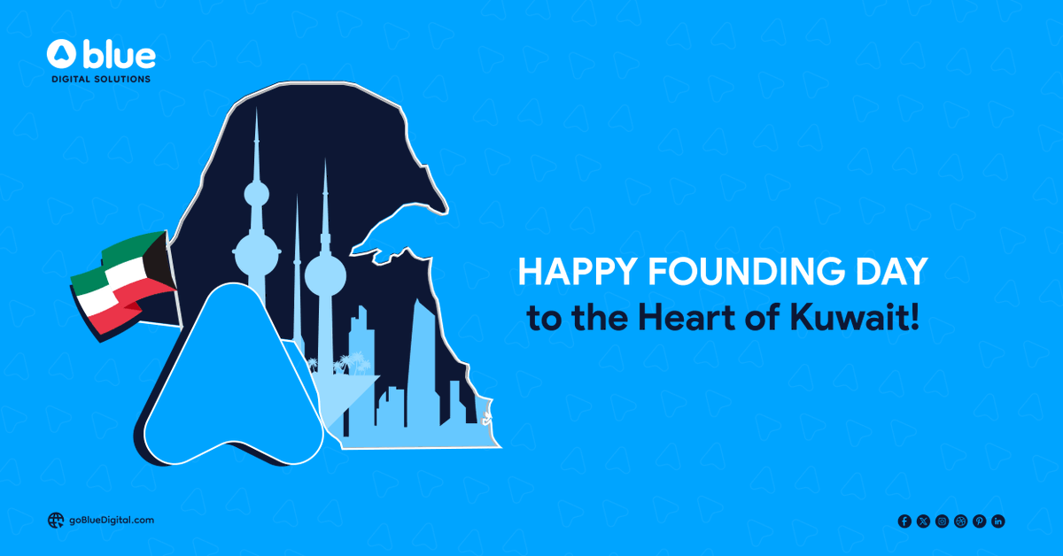 goBlueDigital's tweet photo. To the wonderful people of Kuwait, today we honor your heritage and your dreams. From the humble beginnings of this great nation to the towering achievements of today, your spirit has always been the driving force behind Kuwait’s success. https://t.co/LYx43uFcQa