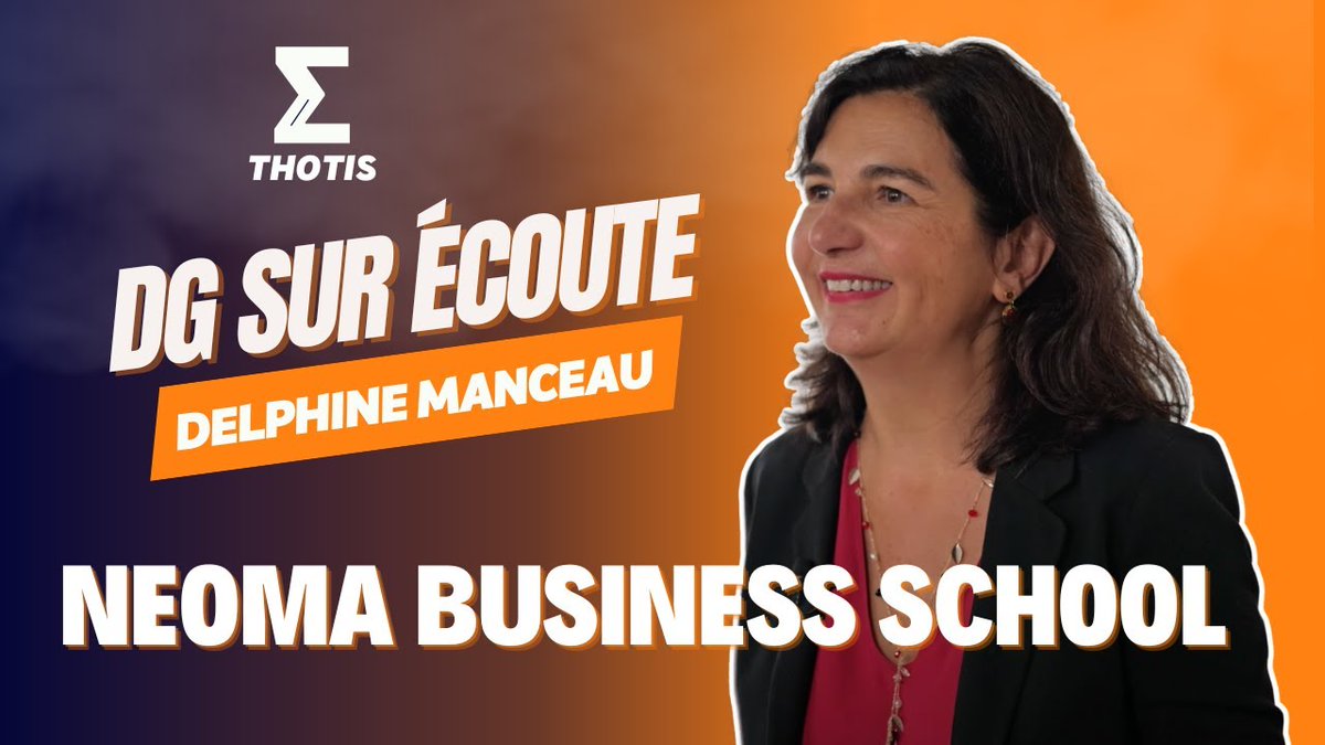 Thotis (@thotismedia) on Twitter photo #DGsurÉcoute 🎙️| Delphine Manceau, DG de <a href="/NEOMAbs/">NEOMA Business School</a>, est l’invitée du dernier épisode de DG sur Écoute. Nous avons eu le plaisir d’échanger avec elle sur les ambitions de l’école, ses projets et les défis à venir. 💡
▶️ youtu.be/WK3V0fv0t5Q
#neoma #thotis #thotisprépa #DGsurÉcoute 🎙️| Delphine Manceau, DG de <a href="/NEOMAbs/">NEOMA Business School</a>, est l’invitée du dernier épisode de DG sur Écoute. Nous avons eu le plaisir d’échanger avec elle sur les ambitions de l’école, ses projets et les défis à venir. 💡
▶️ youtu.be/WK3V0fv0t5Q
#neoma #thotis #thotisprépa