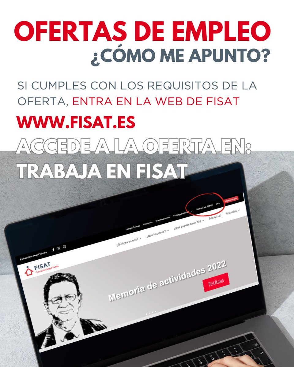 #Ofertadeempleo en #Cartagena
✅EDUCADOR/A DE CLASES DE ESPAÑOL
▶️ Oferta completa en: fisat.es/trabaja-en-fis…
➡️ Formulario habilitado 
🔔ENVIAR CV HASTA EL 3 DE MARZO