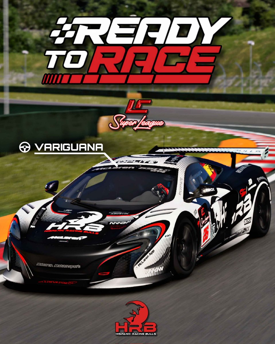((( RACE DAY ))) 

🏁 | LC Superleague
🏆 | <a href="/community_lc/">LC Community</a>
⏱️ | 20:00
📍 | Lago Maggiore 🇮🇹
🏎 | McLaren 650s .Gr4
🕹️ | HRB_Variguana
🔴 | <a href="/YECASterOficial/">🎙️ YECAS 🎙️</a>

#GOBulls !!!