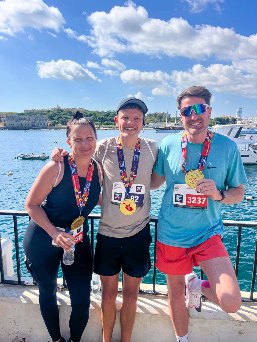 VerdalaSchool's tweet photo. Super fit VIS PE teachers showcased their determination and spirit by tackling the challenging 42-kilometre LifeStar Malta Marathon, promoting health and fitness with unwavering commitment! #maltamarathon  #veralainternationalschool #InternationalSchoolsMalta #vismalta @vismalta https://t.co/NCrhNUcCaw