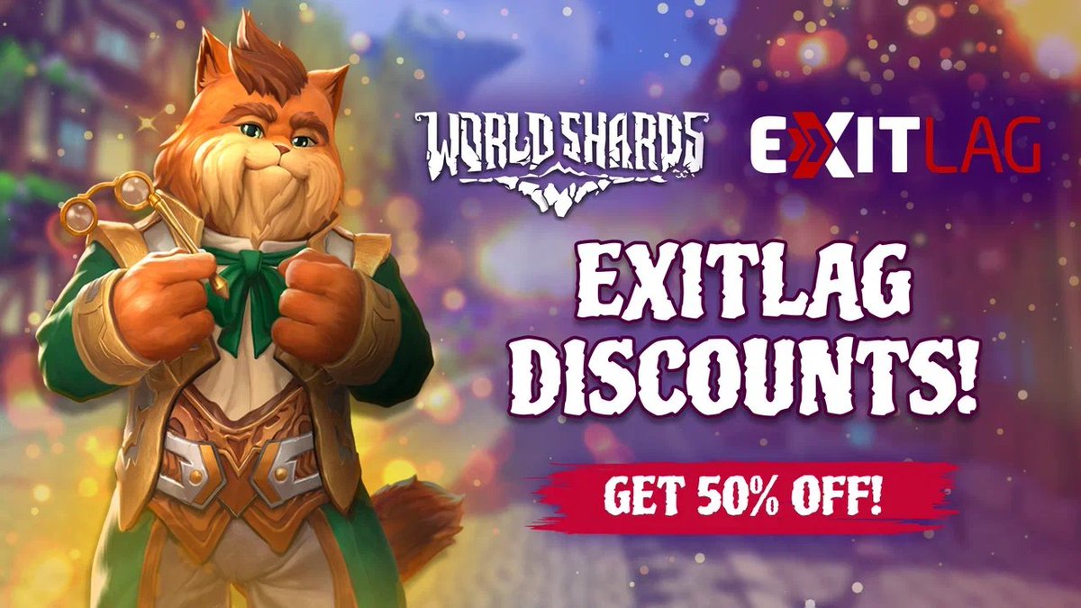 🔥 50% OFF ExitLag – Optimize your internet connection in WorldShards! 🔥

Struggling with lag? ExitLag optimizes your internet route in real-time, ensuring a smoother, faster, and more stable connection. No more disconnects or high ping — just pure adventure!

Exclusive