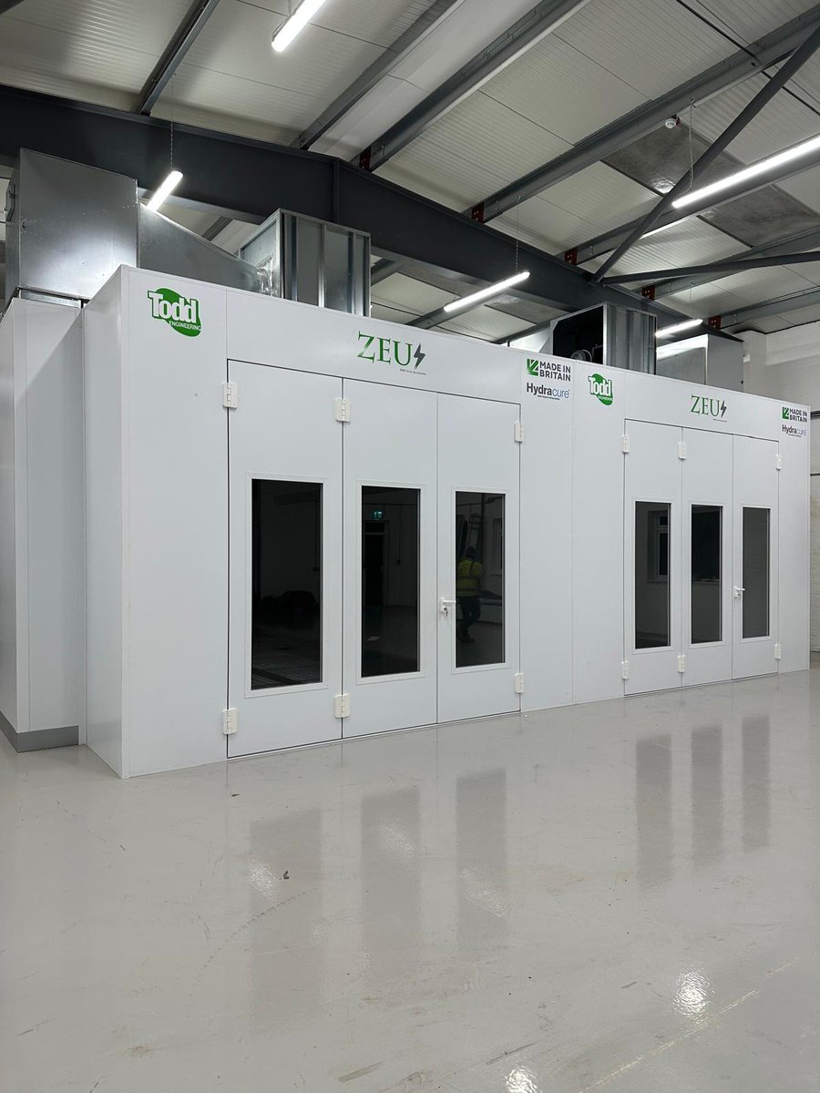 ToddEngineering's tweet image. 🚀 Another Zeus Install for Page Automotive! 🚀

We’ve installed two Zeus  spray booths at another Page Automotive site!

Shane Lawrence: &quot;The second install from Todd—great support from planning to commissioning. Looking forward to the next project!&quot;

#ToddEngineering