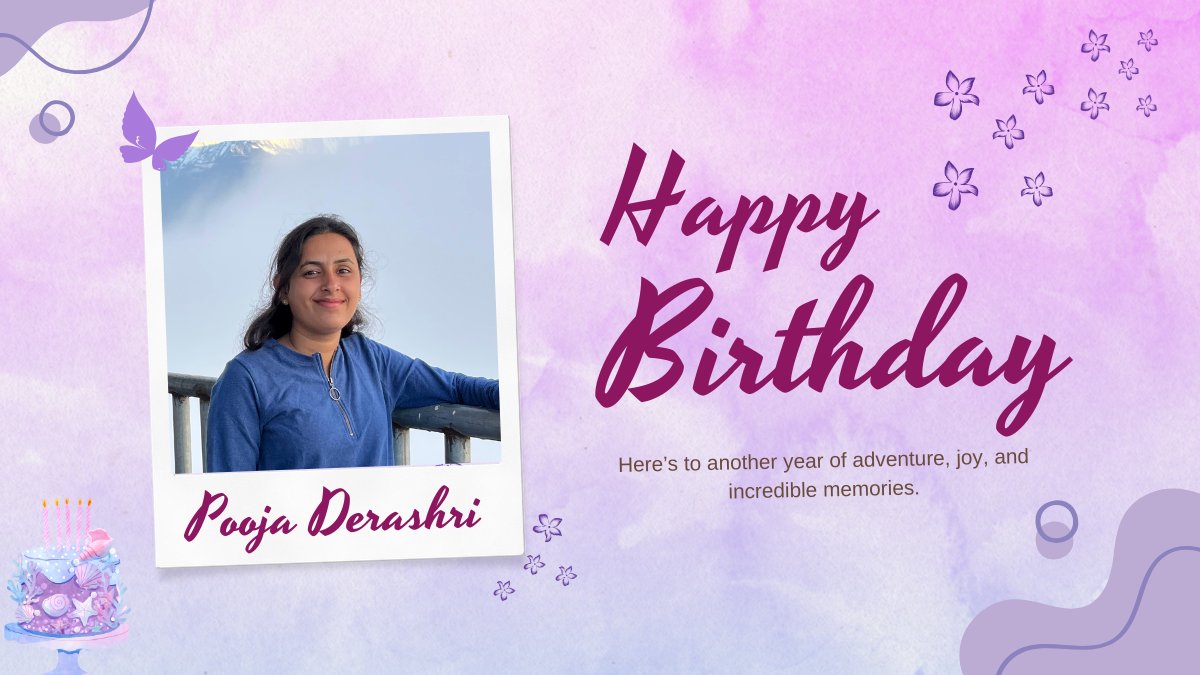 WPVibes (@wp_vibes) on Twitter photo Happy Birthday to <a href="/PoojaDerashri/">Pooja Derashri ๐ฎ๐ณ</a> ! ๐๐ฅณ
Wishing you a fantastic year ahead filled with success, happiness, and good health. Enjoy your special day! ๐๐
#HappyBirthday #BdayWishes Happy Birthday to <a href="/PoojaDerashri/">Pooja Derashri ๐ฎ๐ณ</a> ! ๐๐ฅณ
Wishing you a fantastic year ahead filled with success, happiness, and good health. Enjoy your special day! ๐๐
#HappyBirthday #BdayWishes