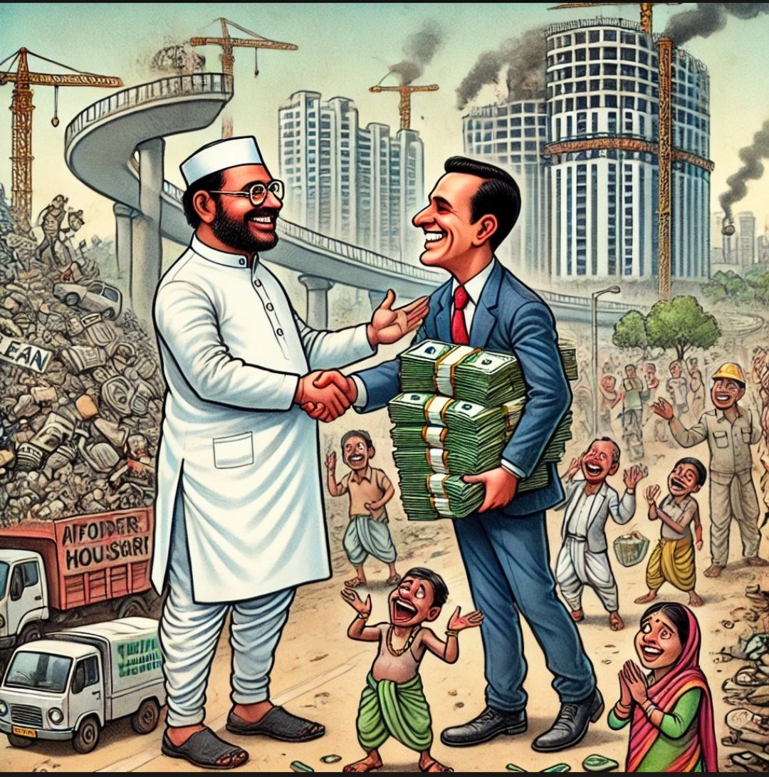 ChaitanyaKet's tweet photo. In the large p̵u̵b̵l̵i̵c̵ builders interest, the entire Govt machinery being bent to serve the builders.

#Pune #PMC #BuilderLobby #politicians https://t.co/imNipUB3Y8