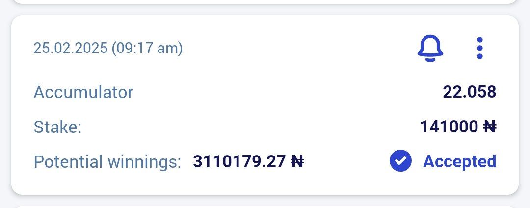 PARIPESA  22+  ODDS TODAY

.
Code 👉  DRDB4

.
FUND 3000naira in your PARIPESA 
 👇 
paripesa.bet/legitcalculator
PROMOCODE is LEGITCALCULATOR

👉 You get 300% Bonus wen u deposit