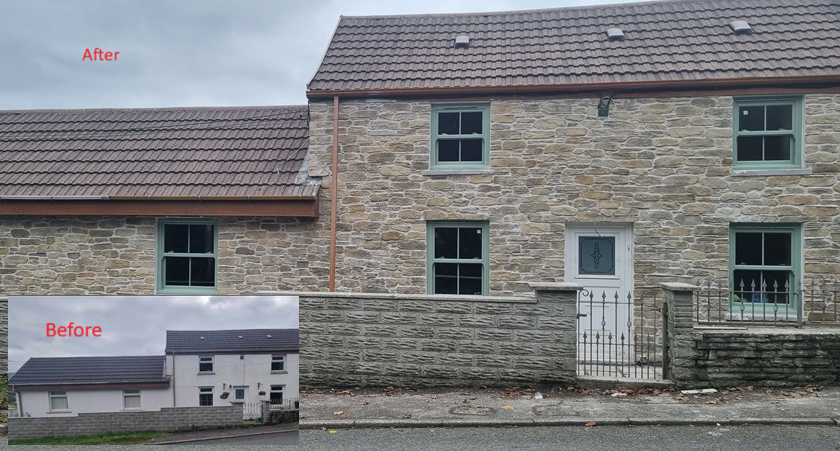 Kuci_Design's tweet image. Sensational cottage renovation using the 30mm Thin Sandstone cladding from @kucibrickslips

#StoneCladding #cottagerenovation #cottagecoreaesthetic
