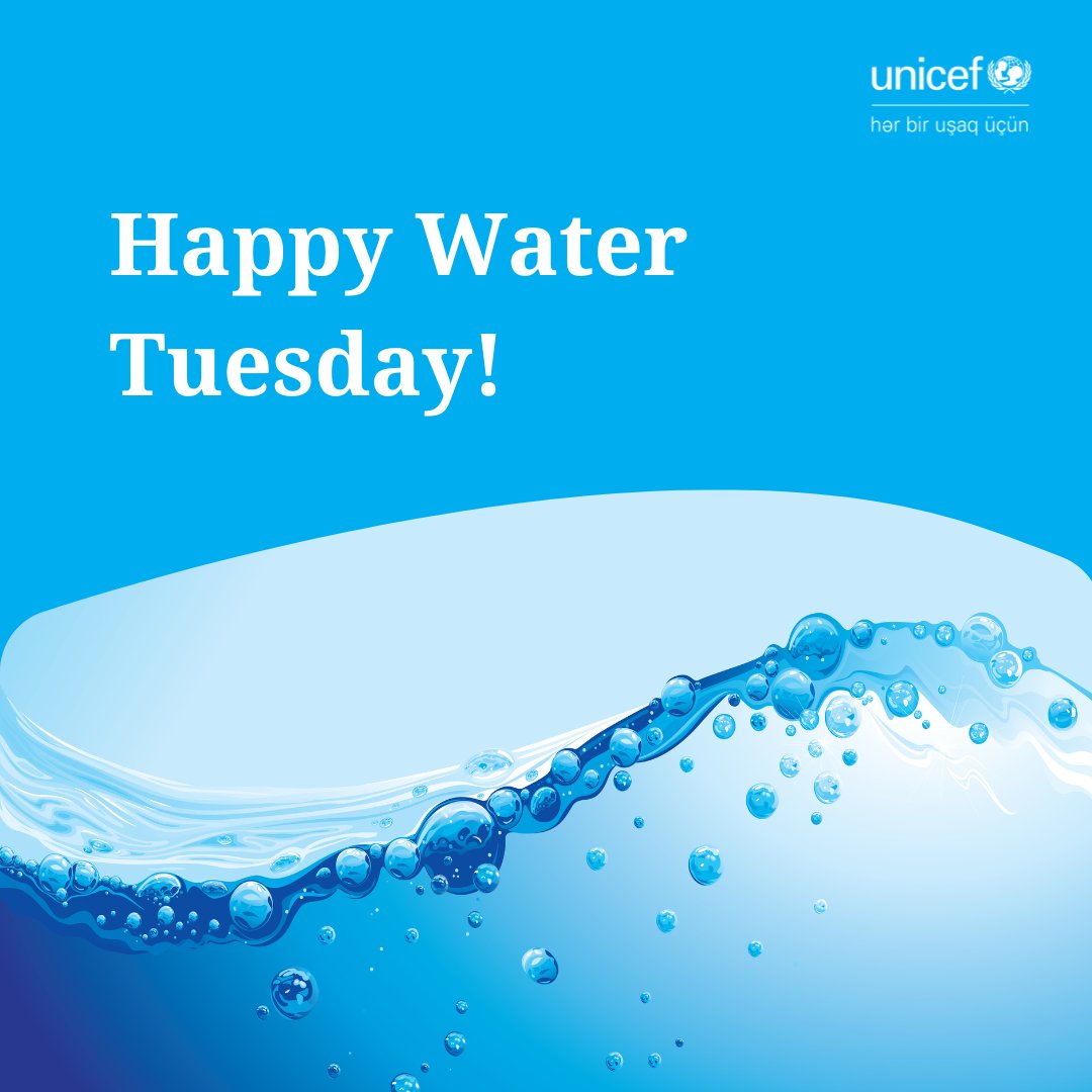 unicef_aze's tweet photo. Happy Water Tuesday! 💧✨ As we celebrate the first Tuesday of Nowruz, let's cherish and protect our precious water resources. 💙 #Nowruz #WaterTuesday https://t.co/pcMPNd8nwn