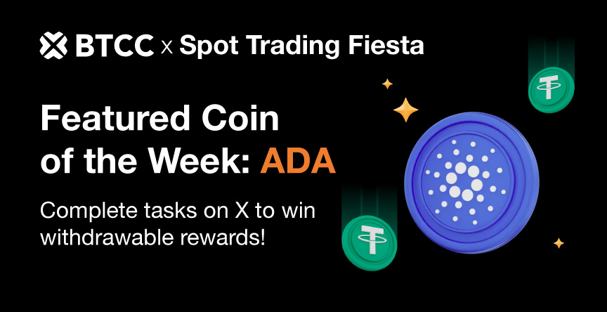 This week's spotlight is $ADA <a href="/Cardano/">Cardano Community</a> ✨

Join our giveaway for a chance to share 200 USDT!

Here's what to do:
🔸 Follow <a href="/BTCCexchange/">BTCC</a>
🔸 RT post &amp; predict price of $ADA by 1st week of March with #SpotOnBTCC
🔸 Tag 3 friends

🗓️Enter by Mar 2! We'll pick 10 winners🚀