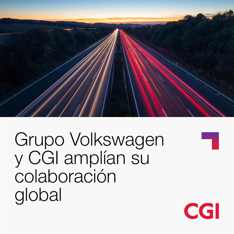 El Grupo Volkswagen y CGI han anunciado la ampliación de su colaboración global. Esta iniciativa refuerza las capacidades a largo plazo del Grupo Volkswagen para ampliar aún más una potente infraestructura de TI para el futuro: bit.ly/4bhazIg