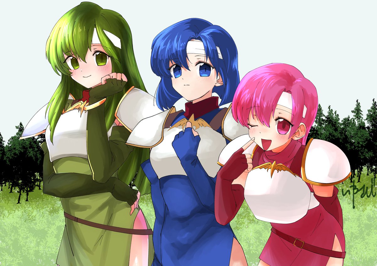 I_was_a_B's tweet image. ペガサス三姉妹！🪽🪽🪽