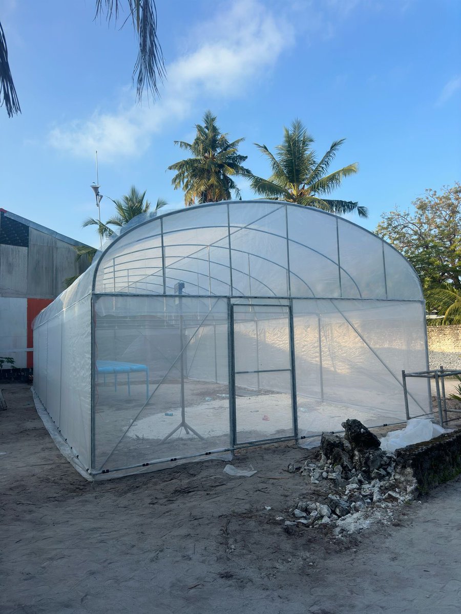 The hydroponics system is now in place, thanks to the Fehikurama Initiative of Vela Private Island! This project will provide training &amp; fresh local produce, helping Kudafari grow high-nutrient food sustainably.

📢 Training opportunities coming after Ramadan! Stay tuned!