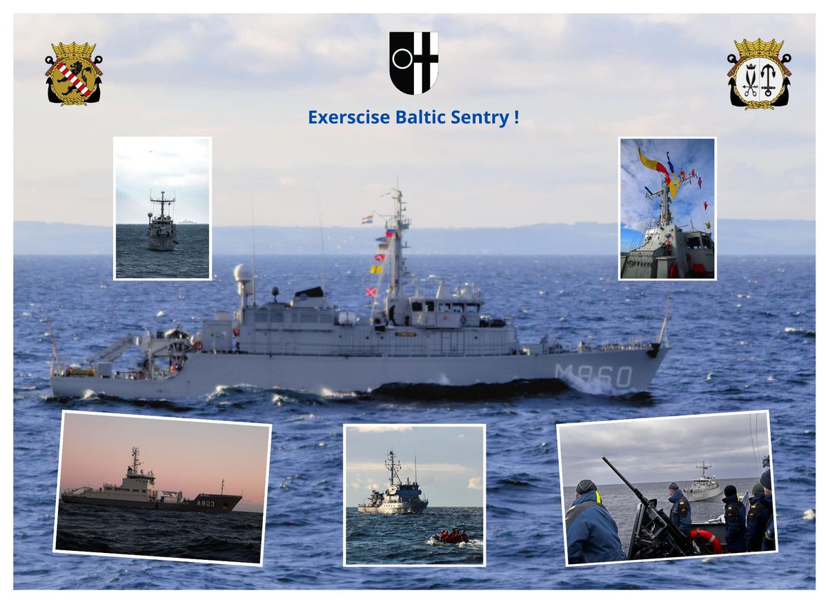 luitelubberts (@luitelubberts82) on Twitter photo Exercise Baltic Sentry met Zr. Ms. Schiedam , Zr. Ms. Luymes & FGS Datteln .
Foto's via : Zr. Ms. Schiedam , <a href="/C_SDAM/">Commandant Zr. Ms. Schiedam</a> , <a href="/kon_marine/">Koninklijke Marine</a> , <a href="/SNMCMG1/">SNMCMG1</a> , <a href="/deutschemarine/">Deutsche Marine</a> , <a href="/CdE_MD/">CdE Mijnendienst</a> . Exercise Baltic Sentry met Zr. Ms. Schiedam , Zr. Ms. Luymes & FGS Datteln .
Foto's via : Zr. Ms. Schiedam , <a href="/C_SDAM/">Commandant Zr. Ms. Schiedam</a> , <a href="/kon_marine/">Koninklijke Marine</a> , <a href="/SNMCMG1/">SNMCMG1</a> , <a href="/deutschemarine/">Deutsche Marine</a> , <a href="/CdE_MD/">CdE Mijnendienst</a> .