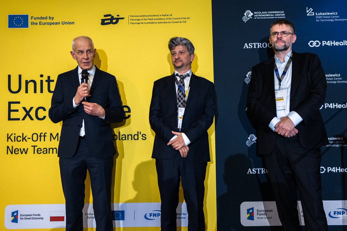 ForumAkad's tweet photo. W @ICHF_PAN, @camkpan i @PORT_Wroclaw wystartowały trzy polskie projekty #TeamingForExcellence. Na badania z zakresu technologii okulistycznych, astrofizyki cząstek i biobankowania danych ich wykonawcy otrzymali po 15 mln euro z @HorizonEU.
https://t.co/gEzOyrUEq1 https://t.co/4iTYYloZd5