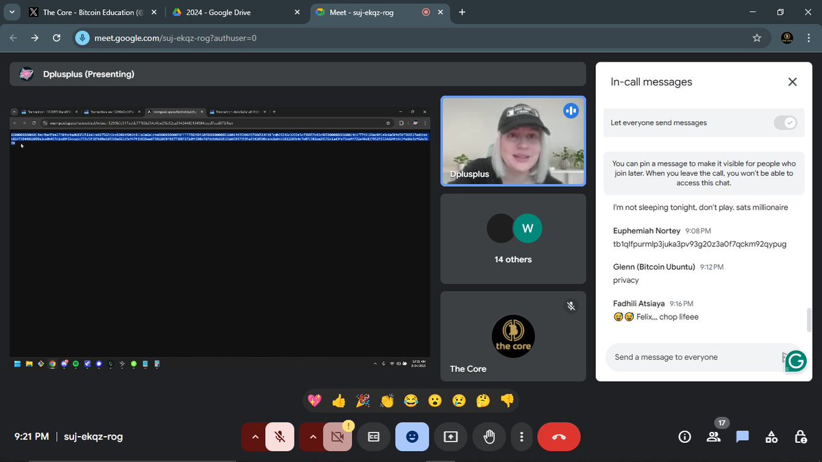 The Core - Bitcoin Education (@thecore21m) on Twitter photo Recap: First Session of the Bitcoin Sovereignty Program
Yesterday, we had an amazing first session of BITCOIN SOVEREIGNTY extracurricular program!
The session focused on #Bitcoin transactions and partially covered UTXO management. Attendees downloaded <a href="/BlksGreenWallet/">Blockstream Green Wallet</a> , enabled Recap: First Session of the Bitcoin Sovereignty Program
Yesterday, we had an amazing first session of BITCOIN SOVEREIGNTY extracurricular program!
The session focused on #Bitcoin transactions and partially covered UTXO management. Attendees downloaded <a href="/BlksGreenWallet/">Blockstream Green Wallet</a> , enabled