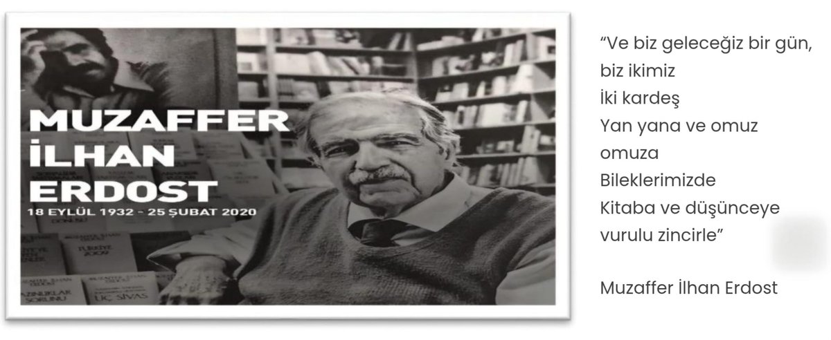 Aramızdan ayrılışının beşinci yılında, Memleket Siyaset Dergisi’nin ilk sayısından itibaren Danışma Kurulu Üyemiz, kıymetli düşün insanı, yazar ve yayıncı Muzaffer İlhan Erdost’u derin bir özlemle anıyoruz.