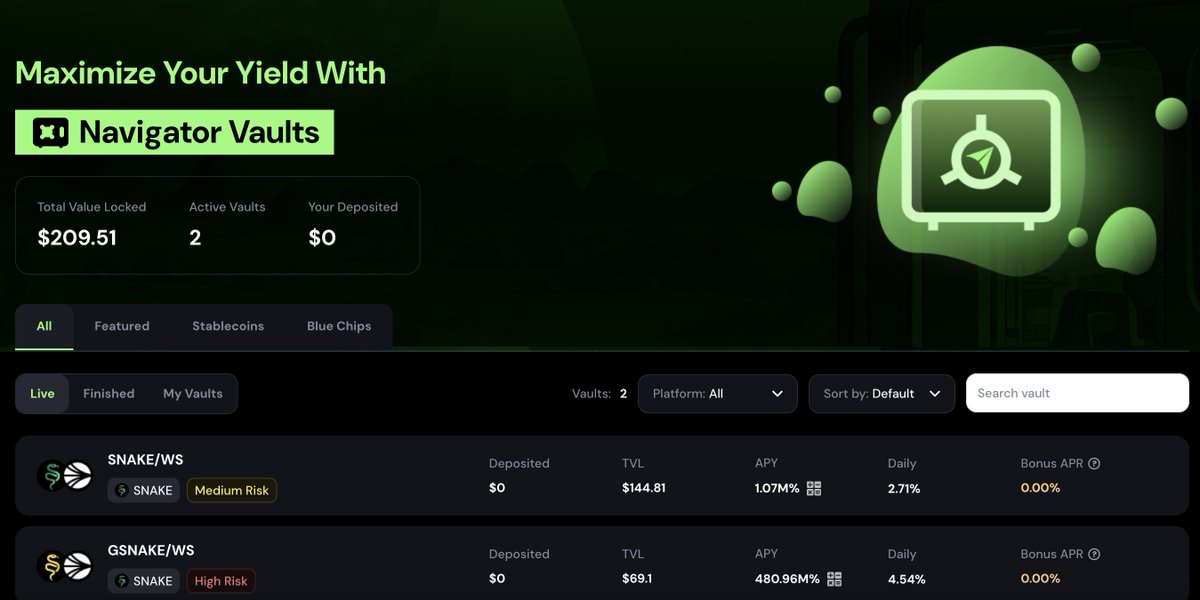 💥 We’re focused on building, no matter what the market's doing. 
The dips won't stop us—innovating and pushing forward every day.
NavigatorVaults - 🔜
#Sonic $NAVI