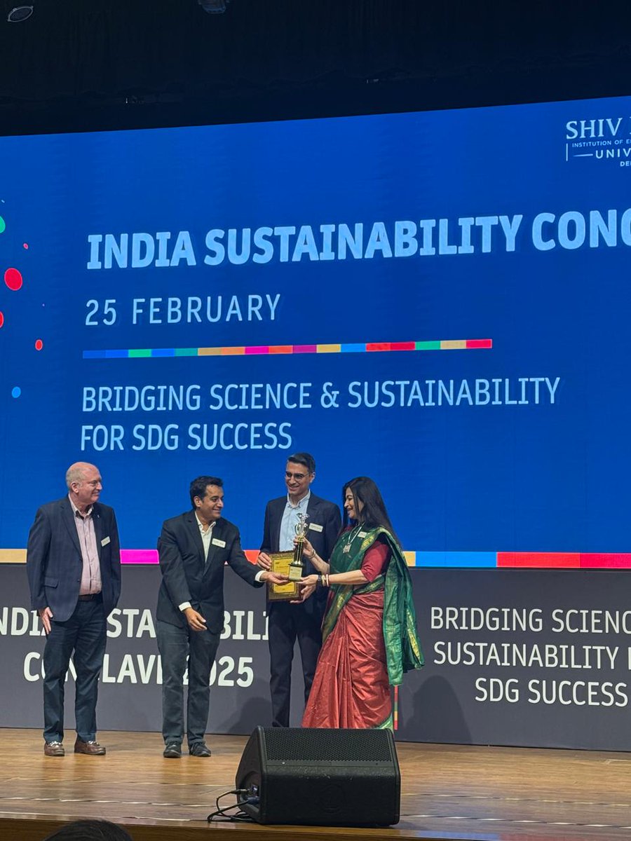 School of Natural Sciences, Shiv Nadar University (@snu_natscience) on Twitter photo ๐ฑ India Sustainability Conclave 2025 ๐ฑ
<a href="/ShivNadarUni/">ShivNadarUniversity</a> in collaboration with <a href="/SpringerNature/">Springer Nature</a>, is proud to host the India Sustainability Conclave 2025 today, driving #sustainability through keynotes, panels, and an MoU signing in alignment with the UN #SDGs. ๐ฑ India Sustainability Conclave 2025 ๐ฑ
<a href="/ShivNadarUni/">ShivNadarUniversity</a> in collaboration with <a href="/SpringerNature/">Springer Nature</a>, is proud to host the India Sustainability Conclave 2025 today, driving #sustainability through keynotes, panels, and an MoU signing in alignment with the UN #SDGs.