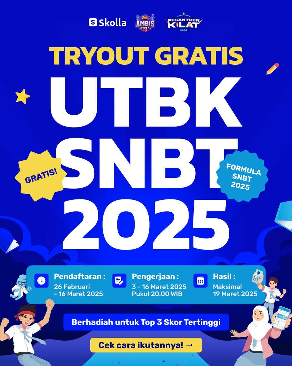 Skolla | Bimbel UTBK SNBT 2026 tweet media