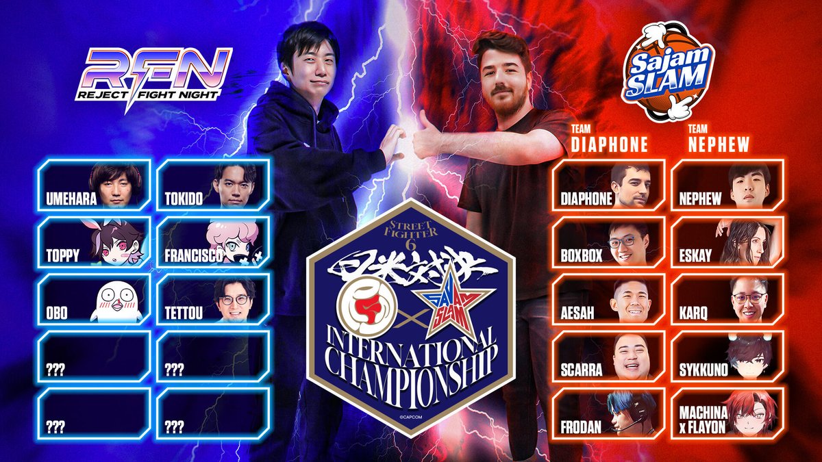 ◤￣￣￣￣￣￣￣￣￣￣￣￣￣◥
　　RFN×SajamSlam 日米対決
◣＿＿＿＿＿＿＿＿＿＿＿＿＿◢
📣チケット販売開始！メンバーも一部公開👀🔥

🎫現地チケットの購入はコチラから👇
 t.livepocket.jp/e/rfn_sajamslam
※詳細はイベントページをご覧ください。

#RFNxSajamSlam
#RFN日米対決