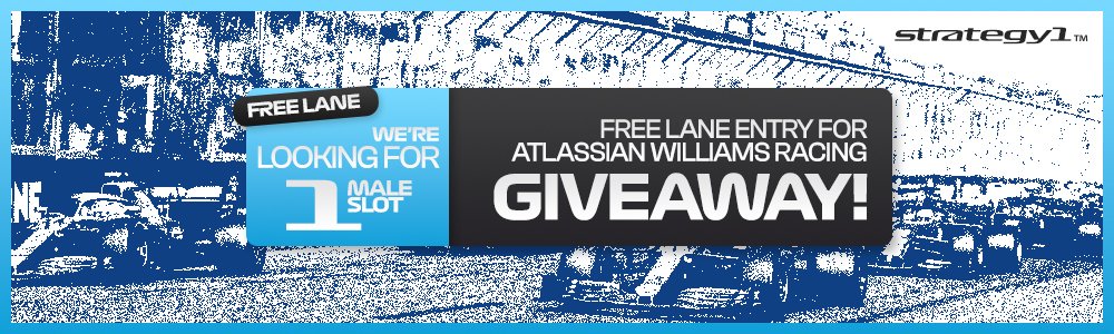 With only 1 spot (MALE) on Williams Racing STRATEGY1 Team remaining, we’re inviting you to join a race.

Simply REPOST this tweet and comment your desired muse and DOB from the list below. The grid is open until 17:00 WIB today. See you, future driver! x.com/STRATEGlES1/st…