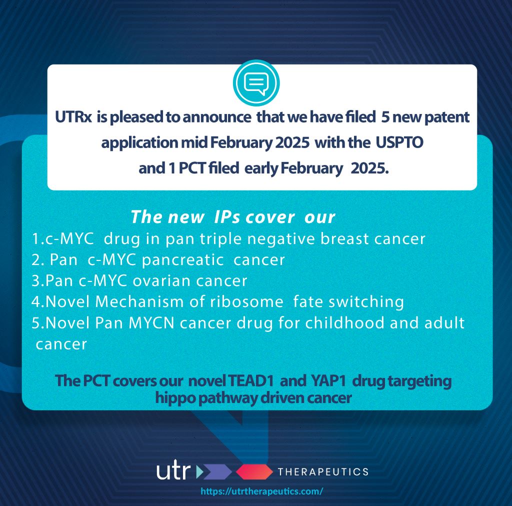 UTR Therapeutics Inc (@utrtherapeutics) on Twitter photo 