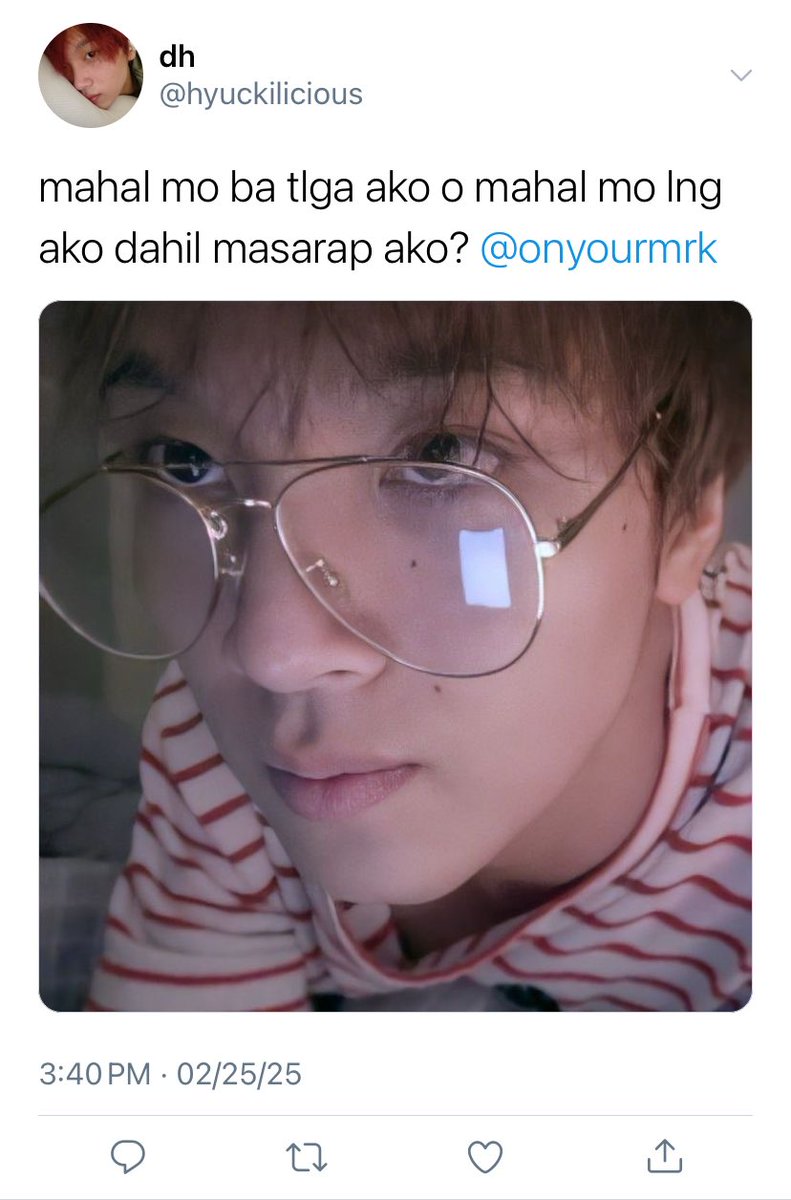 itsfoolsunshine's tweet photo. masarap 🫦

#markhyuck / #mahae two tweets filo au https://t.co/GCnd5fOIAI