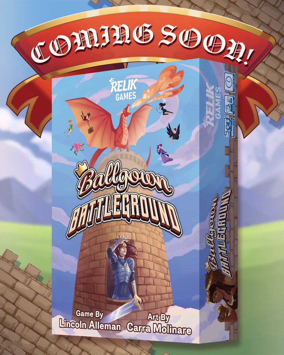 RelikGames's tweet image. Ready for timeless fun and memories you’ll treasure? Relik Games is pleased to announce BALLGOWN BATTLEGROUND! Compete with your friends to find out who truly is the fiercest of them all!

#relikgames #boardgames