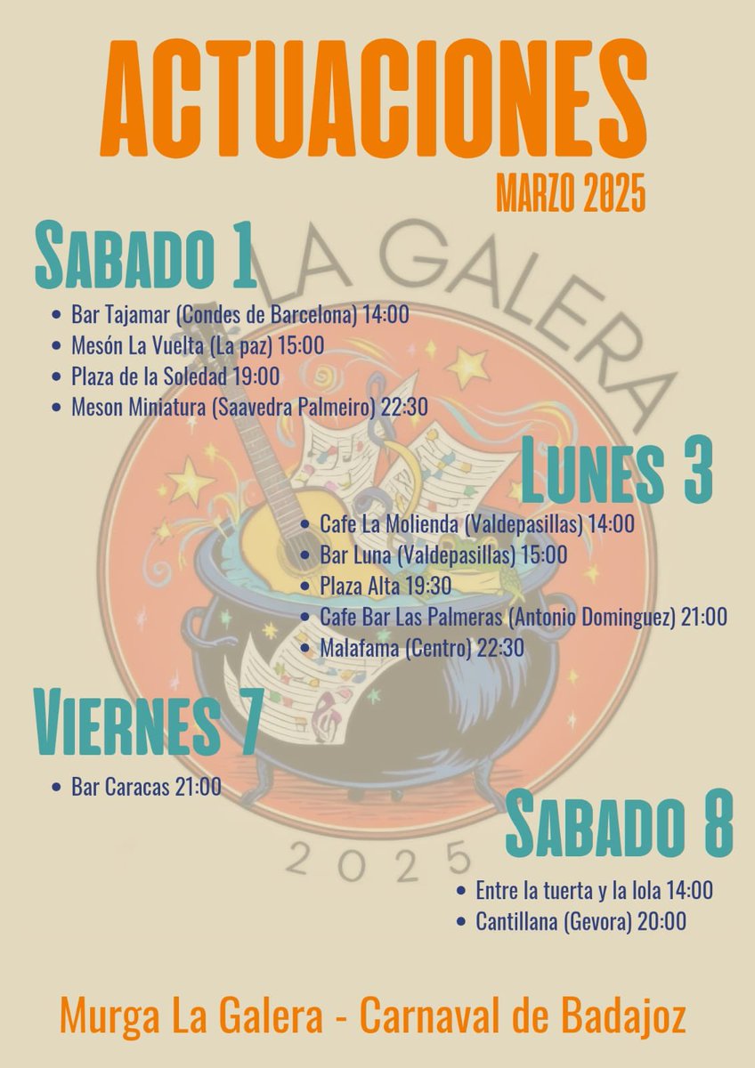 Esto empieza!!!#carnavalbadajoz2025