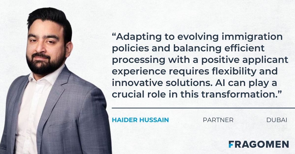 Fragomen (@fragomen) on Twitter photo The Gulf Cooperation Council is leading the way in digital immigration, using #AI & #automation to streamline #visa processing and enhance security. In <a href="/Economy_ME/">Economy Middle East</a>, Partner Haider Hussain highlights how the region balances efficiency with data protection: bit.ly/41gAaMY The Gulf Cooperation Council is leading the way in digital immigration, using #AI & #automation to streamline #visa processing and enhance security. In <a href="/Economy_ME/">Economy Middle East</a>, Partner Haider Hussain highlights how the region balances efficiency with data protection: bit.ly/41gAaMY