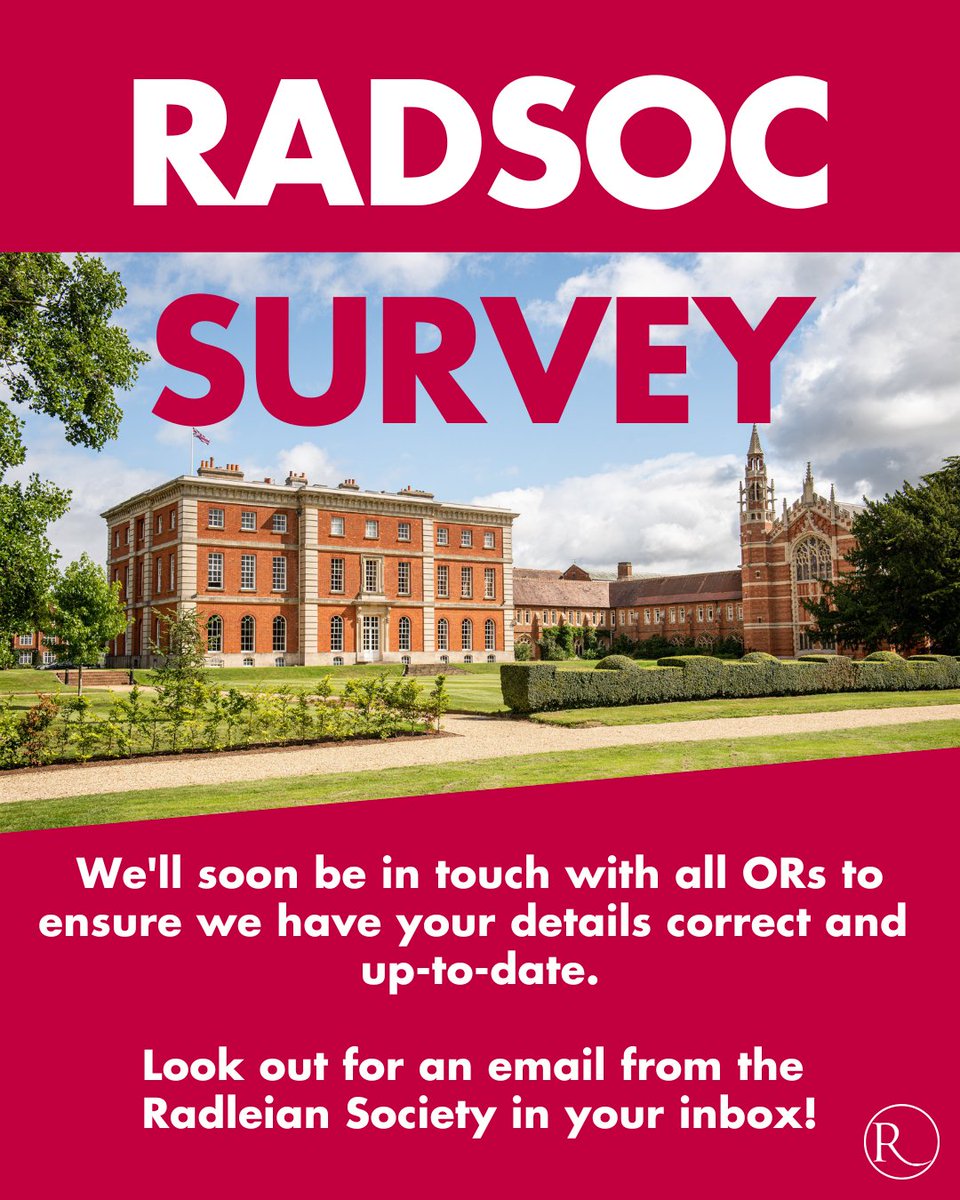 🧐 Hello? Is that you? We will soon be contacting all Old Radleians to make sure that the details we have for you are up-to-date and accurate. It will take less than 5 minutes, and you’ll be sent a personal link by email.

#StayinTouch #alumni #contact #community
